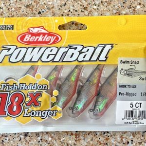 BERKLEY PRE-RIGGED SWIM SHAD 5 PACK